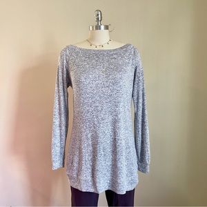 Athleta Grey Knit Tunic Top